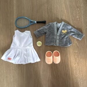 Tennis outfit for American girl dolls!!🎾🎾👟👟